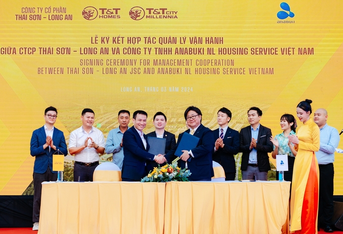 CTCP Thái Sơn Long An và Anabuki NL Việt Nam ký kết hợp tác quản lý vận hành dự án T&T City Millennia.