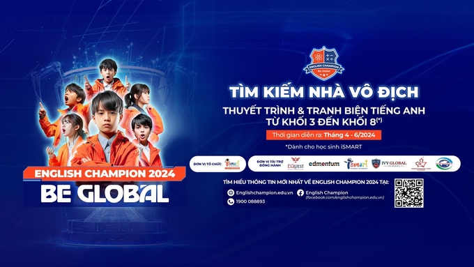 English Champion chính thức khởi động mùa giải 2024 với chủ đề Be Global. Ảnh: iSmart.