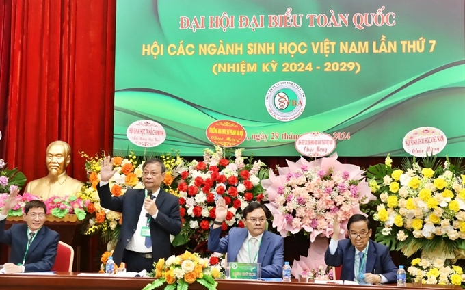 Đại hội Đại biểu toàn quốc Hội các ngành Sinh học Việt Nam lần thứ VII đã xây dựng những phương hướng quan trọng cho nhiệm kỳ mới. Ảnh: PT.