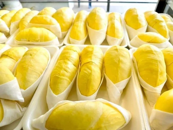 Frozen durian from Sarita Company. Photo: Sarita.