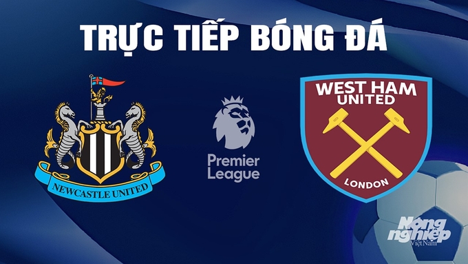 Trực tiếp bóng đá Ngoại hạng Anh giữa Newcastle United vs West Ham hôm nay 30/3/2024