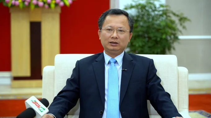Mr. Cao Tuong Huy, Chairman of Quang Ninh Provincial People's Committee. Photo: Hoang Anh.