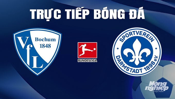 Trực tiếp bóng đá Bundesliga 2023/24 giữa Bochum vs Darmstadt ngày 1/4/2024