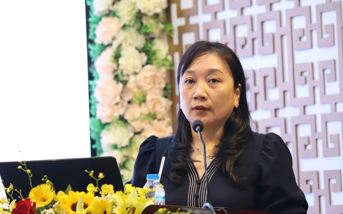 Bà Trần Thụy Quế Phương khuyến cáo đẩy mạnh xuất khẩu tôm đến các thị trường gần Việt Nam.