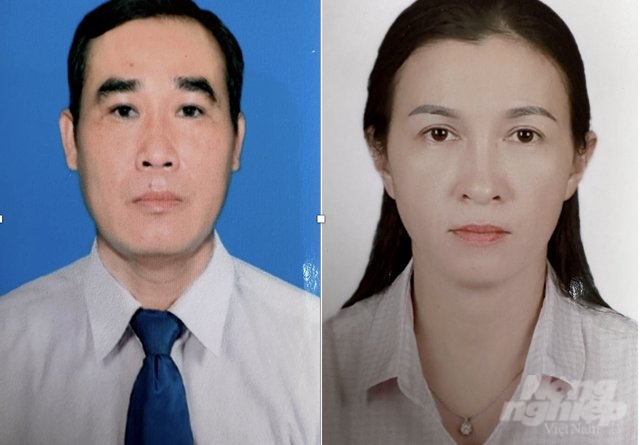 Ông Nguyễn Tiến Dũng và bà Nguyễn Thị Hồng Nga cùng bị điều tra về tội 'thiếu trách nhiệm gây hậu quả nghiêm trọng'. Ảnh: Công an cung cấp.