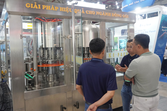 Nhiều giải pháp công nghệ mới được giới thiệu tại triển lãm ProPak Vietnam 2024. Ảnh: Nguyễn Thủy.
