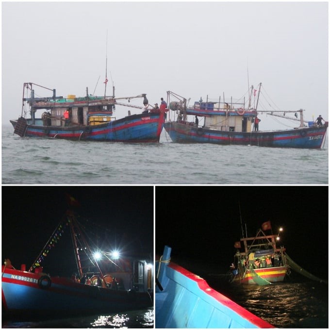 From January 27 to April 30, 2024, the Border Guard opened a peak campaign against IUU fishing and discovered and arrested many trawlers fishing in the wrong sea areas. Photo: Thanh Nga.