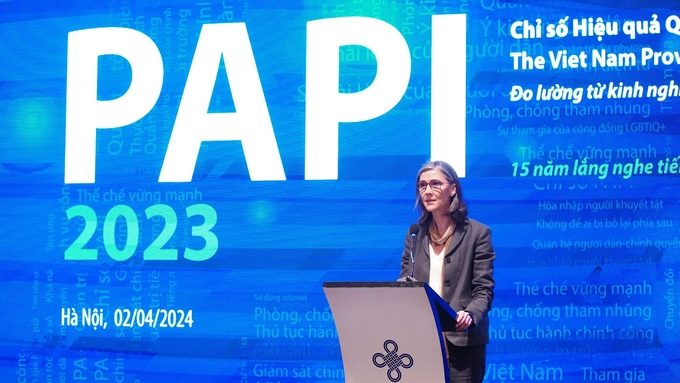 PAPI 2023 đo lường 8 chỉ số nội dung là nguồn thông tin cực kỳ hữu ích cho nghiên cứu và vận động chính sách. Ảnh: UNDP.