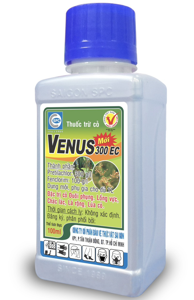 Thuốc trừ cỏ Venus 300EC của Công ty CP BVTV Sài Gòn - SPC rất hiệu quả khi sử dụng.