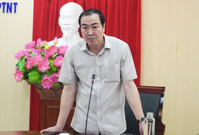 Ông Nguyễn Minh Sơn, Giám đốc Sở NN-PTNT Quảng Ninh, chủ trì buổi tổng kết đánh giá về 