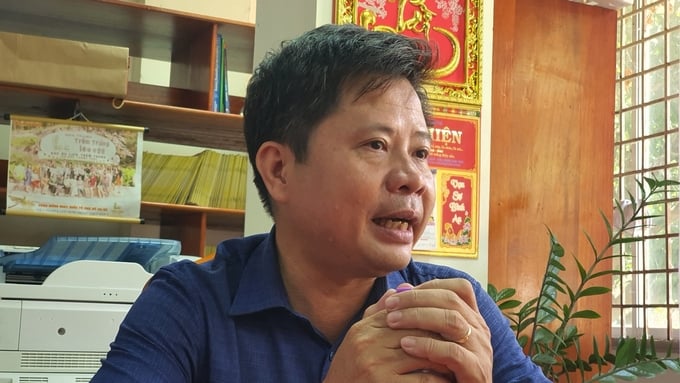 TS Trương Quốc Thái, Giám đốc Trung tâm Nghiên cứu và phát triển nuôi biển Nha Trang. Ảnh: Kiên Trung.