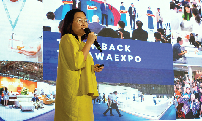 Bà Dương Minh Tuệ đề xuất tận dụng hơn nữa các nền tảng thương mại điện tử.