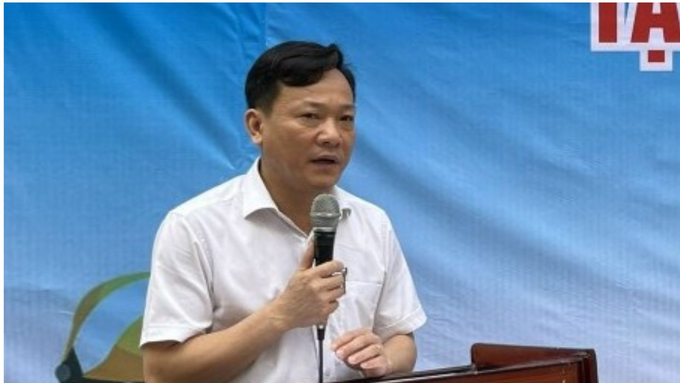 Ông Chử Mạnh Hùng, Phó Bí thư Đảng ủy, Chủ tịch UBND phường Nghĩa Đô (quận Cầu Giấy, Hà Nội).