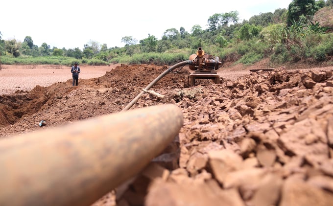 Dak Lak currently houses 44 depleted reservoirs. Photo: Quang Yen.