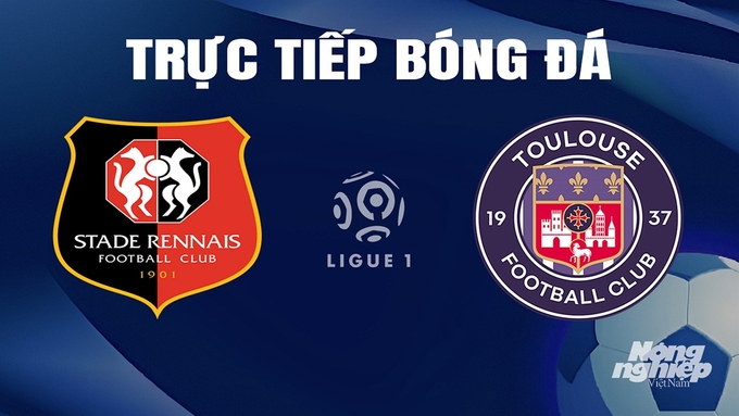 Trực tiếp bóng đá Ligue 1 (VĐQG Pháp) 2023/24 giữa Rennes vs Toulouse ngày 14/4/2024