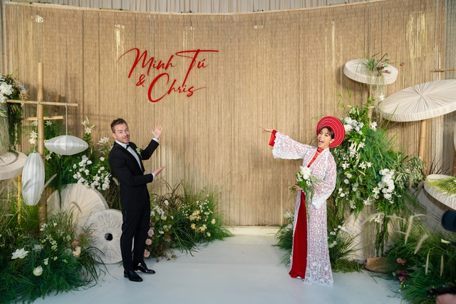 Đám cưới của siêu mẫu Minh Tú và doanh nhân người Đức Christopher.