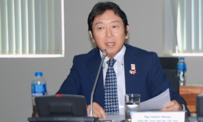 Mr. Yuichiro Shiotani, General Director of AEON Topvalu Vietnam Co., Ltd. Photo: Thi Ha.