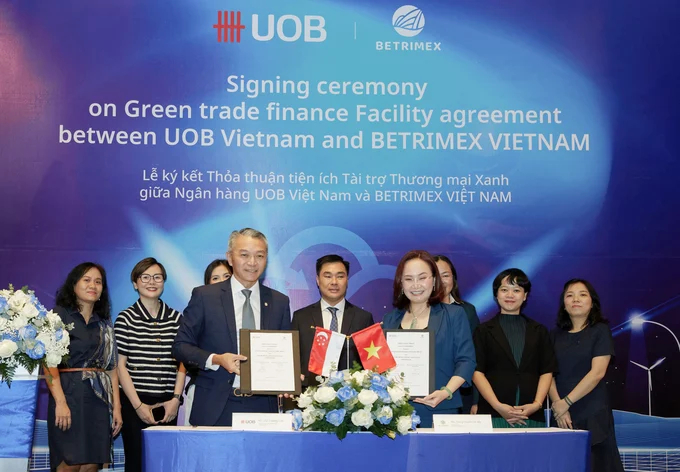 UOB Vietnam has signed a green trade finance agreement with Betrimex.