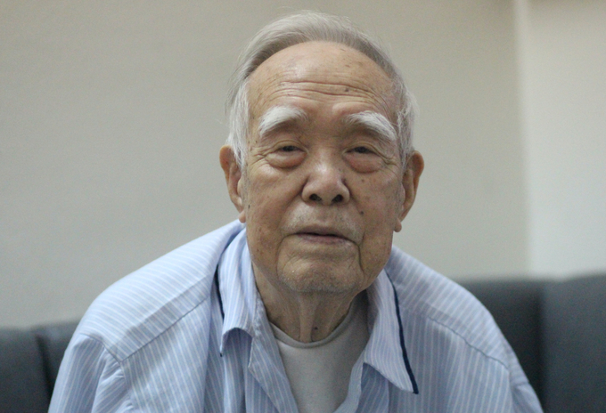 Nhà báo Thái Duy (1926 - 2024). Ảnh: KMS.