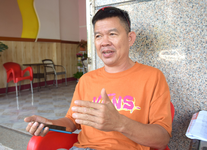 Ông Nguyễn Tất Thành, Giám đốc Công ty Thành Thương, bức xúc vì PVcomBank chây ì không chịu thi hành án. Ảnh: V.Đ.T.