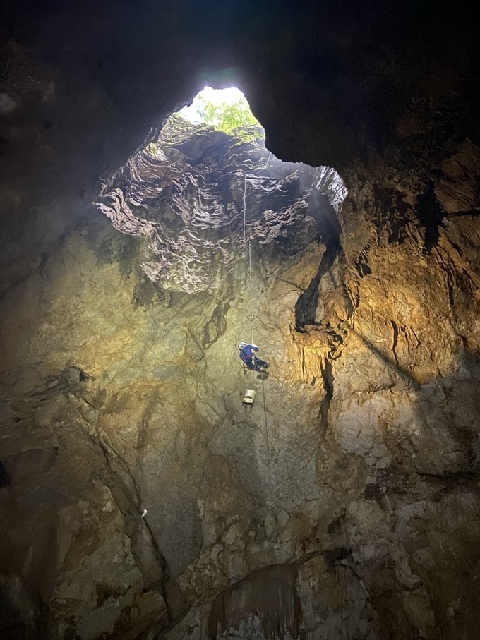 The expedition discovered new caves. Photo: Provided by the expedition team.