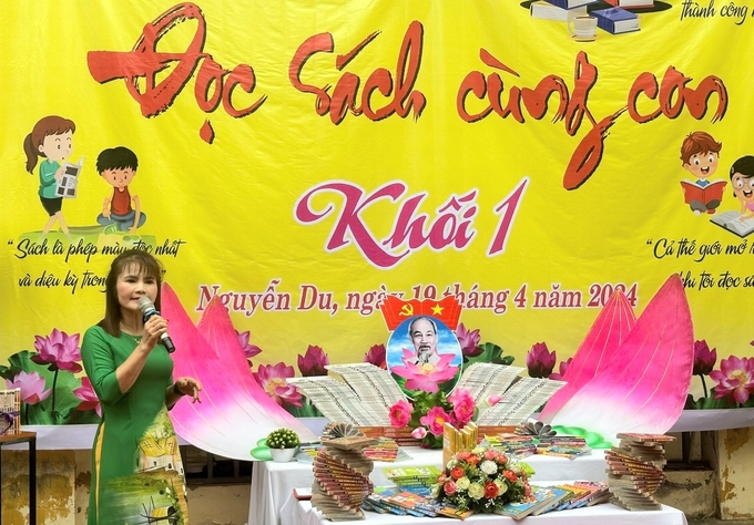 Năm 2024, thành phố Hà Tĩnh, tỉnh Hà Tĩnh lựa chọn Trường tiểu học Nguyễn Du tổ chức Lễ phát động Ngày sách và Văn hoá đọc lần thứ 3.
