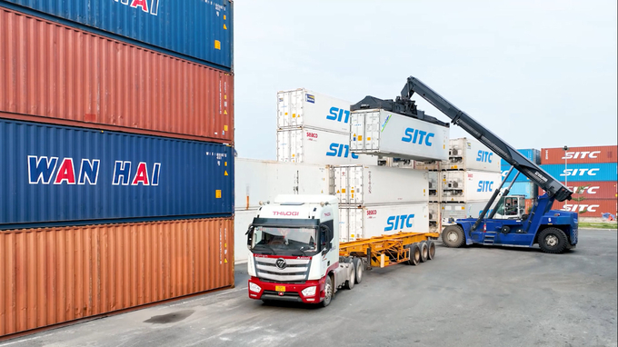 Hệ thống kho lạnh tại cảng Chu Lai có diện tích hơn 12.500 m2 với sức chứa 1.000 container lạnh. Ảnh: THILOGI.