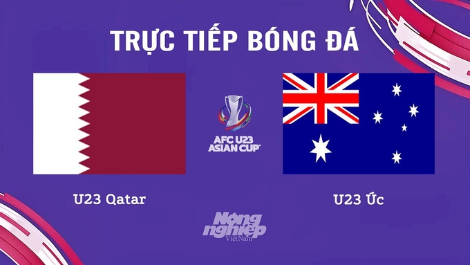 Trực tiếp bóng đá U23 Châu Á 2024 giữa Qatar vs Úc hôm nay 21/4/2024