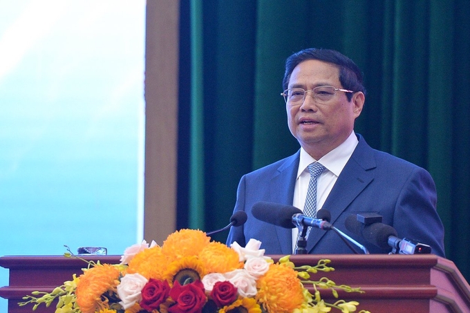 Thủ tướng khái quát 3 nhiệm vụ mang tính chiến lược, hết sức quan trọng với Lạng Sơn trong thực hiện Quy hoạch tỉnh. Ảnh: Văn Việt.