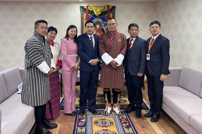 Bhutan expresses its desire for stronger cooperation with Vietnam in the field of agriculture. Photo: ICD.
