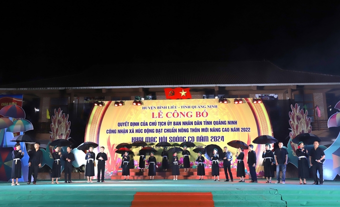 Lễ khai mạc hội Soóng cọ năm 2024 tại huyện Bình Liêu, tỉnh Quảng Ninh.
