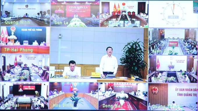 Hội nghị được tổ chức trực tuyến đến 42 tỉnh, thành phố trên cả nước. Ảnh: VGP.