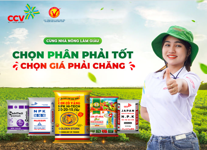 Tập đoàn Nông nghiệp Con Cò Vàng là TOP 5 nhà nhập khẩu phân bón lớn nhất Việt Nam. Ảnh: Đức Trung.