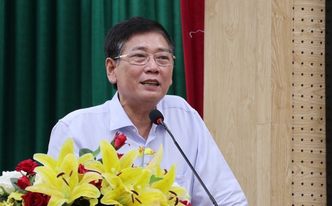 Ông Mai Hùng Dũng - Phó Chủ tịch Thường trực UBND tỉnh phát biểu tại hội nghị. Ảnh: Trần Phi.