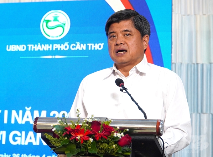 Thứ trưởng Bộ NN-PTNT Trần Thanh Nam cho biết, dự kiến năm 2024 Việt Nam sẽ xuất khẩu khoảng 7,4 triệu tấn gạo. Ảnh: Kim Anh.