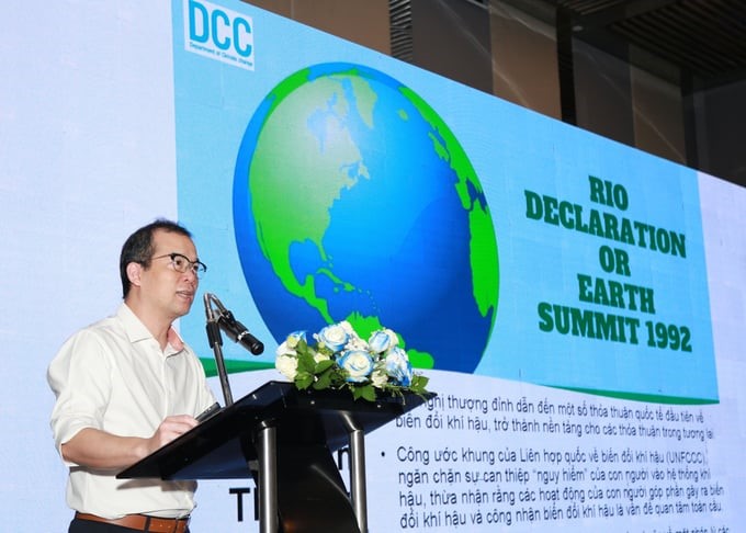 Mr. Luong Quang Huy, Head of the Department of Greenhouse Gas Emission Reduction and Ozone Layer Protection, Department of Climate Change, Ministry of Natural Resources and Environment, said: Nestlé Vietnam's companionship with VBCSD in organizing dialogue programs will be a bridge for state management agencies and businesses to jointly share about international trends in the green transition process.