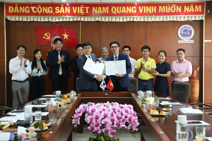 Both sides agreed to sign a memorandum of cooperation. Photo: TVU.