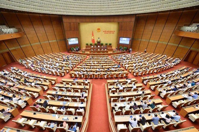 Quốc hội họp bất thường lần thứ 7 xem xét công tác nhân sự diễn ra chiều 2/5 tại Nhà Quốc hội, TP. Hà Nội.