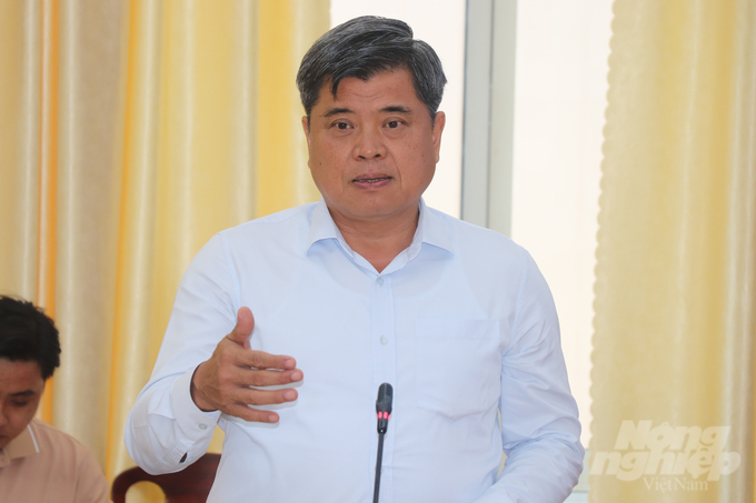 Thứ trưởng Bộ NN-PTNT Trần Thanh Nam đề nghị nghiên cứu lại các vấn đề thương lái cần về cơ chế pháp lý để bổ sung, khuyến khích lực lượng thương lái hoạt động. Ảnh: Kim Anh.