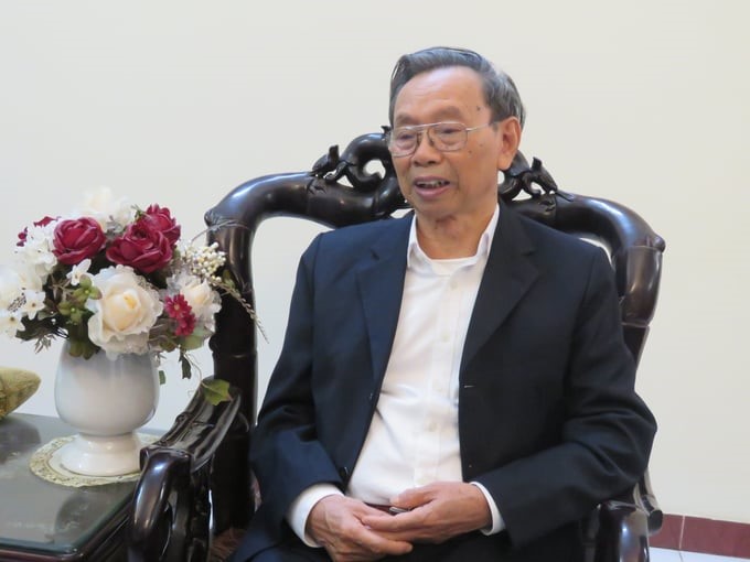 Prof. Dr. Truong Dinh Du, former Deputy Director of the Institute for Water Resources Research (now the Vietnam Academy for Water Resources - VAWR). Photo: MP.