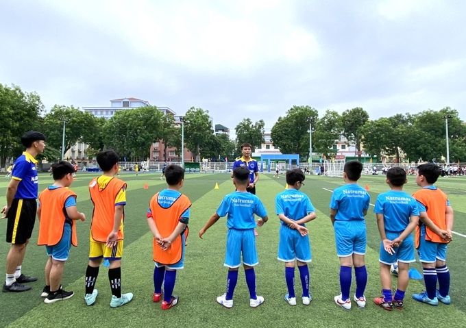Trung tâm Natrumax Star Football được thành lập để thực hiện sứ mệnh 'Vì tầm vóc vận động viên Việt Nam'.