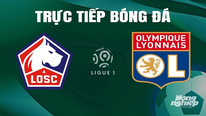 Trực tiếp bóng đá Ligue 1 (VĐQG Pháp) 2023/24 giữa Lille vs Lyon ngày 7/5/2024