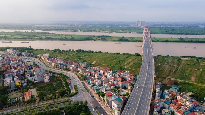 Hanoi Capital will be a globally connected central city, according to the planning of the Red River Delta recently approved by the Prime Minister. Photo: The Laborer.