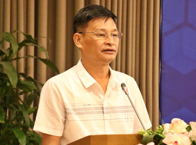 Ông Hà Huy San, Trưởng phòng Kỹ thuật, Công ty Cổ phần Phân lân nung chảy Ninh Bình. Ảnh: PT.