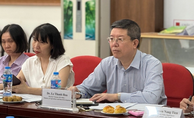 Ông Lê Thanh Hòa, Giám đốc Văn phòng SPS Việt Nam, cơ quan đồng chủ trì hội nghị với DG SANTE. Ảnh: Bảo Thắng.