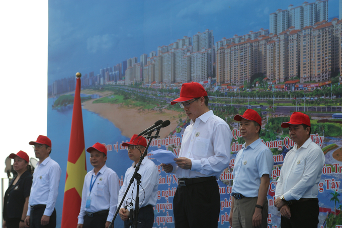 Ông Lưu Tân Trung - Cục trưởng Cục quản lý Ngư chính (Bộ Nông nghiệp - Nông thôn Trung Quốc) khẳng định hợp tác nghề cá Việt - Trung là kiểu mẫu ở khu vực. Ảnh: Đinh Mười.