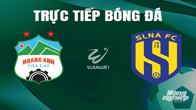 Trực tiếp bóng đá V-League 2023/24 giữa HAGL vs SLNA hôm nay 9/5/2024