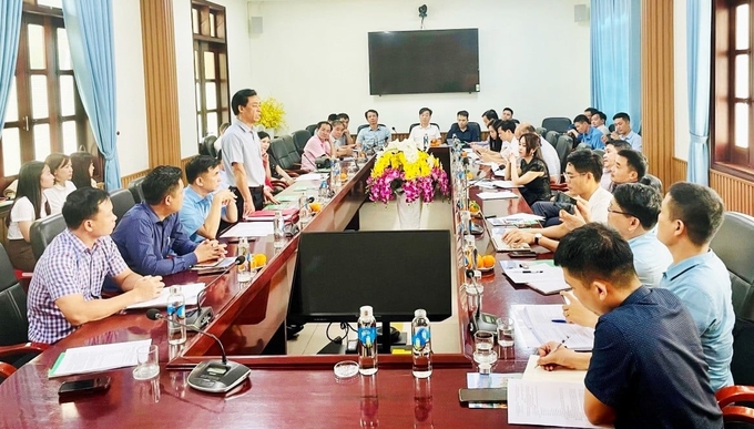 At the same time, coordinate with departments to organize experiential learning in implementing ERPA source payments in Quang Tri and Thua Thien Hue provinces. Photo: TN.