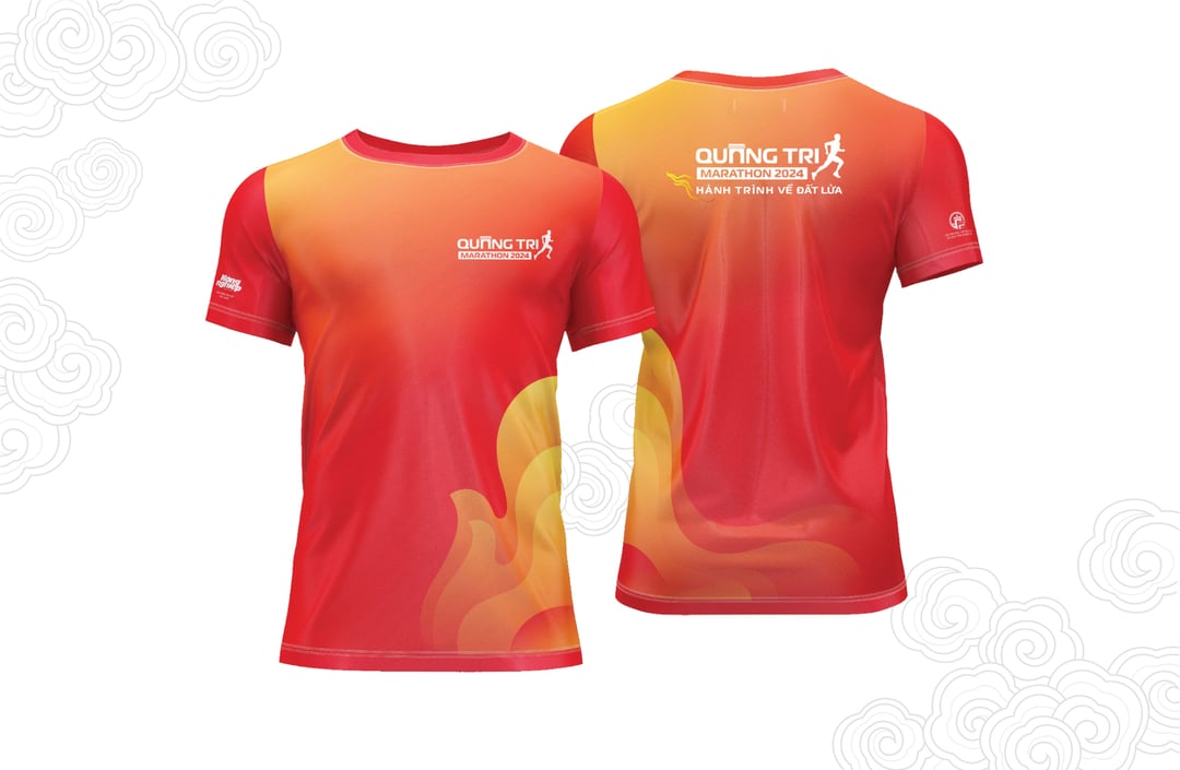 Mẫu áo thi đấu tại Giải chạy Quảng Trị Marathon 2024.