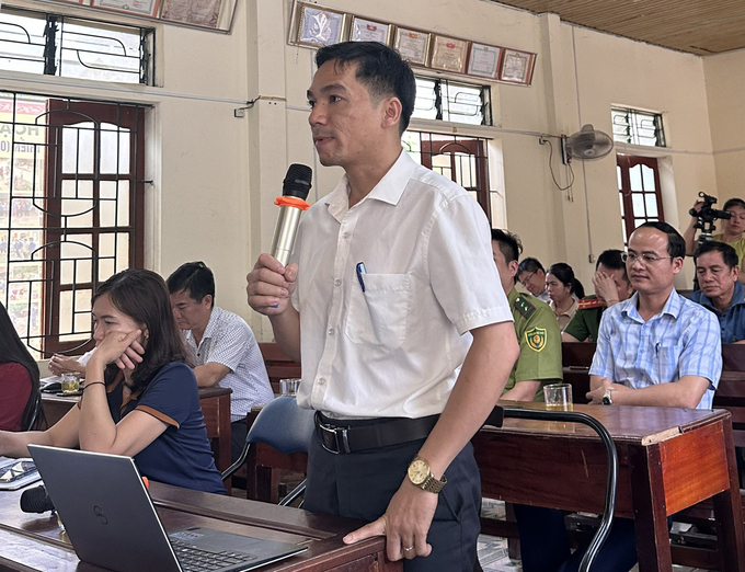 Ông Lữ Khăm Phon khẳng định, chính quyền và nhân dân Yên Tĩnh không thống nhất với chủ trương mà Công ty Thủ Đô đưa ra. Ảnh: Người dân cung cấp.